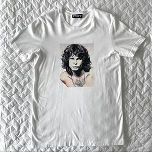 Graphic tee, Box logo shirt, The Doors Jim Morrison white medium t shirt
